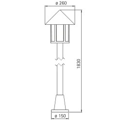 Albert 4127 Mastleuchte