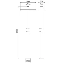 Albert 0863 Mastleuchte