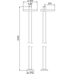 Albert 0864 Mastleuchte