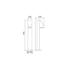 Albert 2078 Pollerleuchte