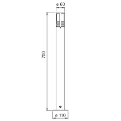 Albert 692244 Pollerleuchte