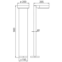 Albert 2290 Pollerleuchte