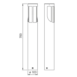 Albert 692265 Pollerleuchte