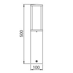 Albert 0545 Sockelleuchte