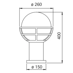Albert 0520 Sockelleuchte