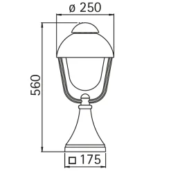 Albert 0515 Sockelleuchte