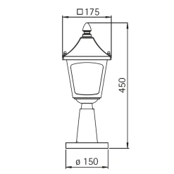 Albert 0540 Sockelleuchte