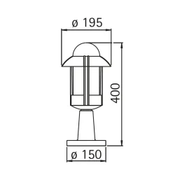 Albert 0530 Sockelleuchte
