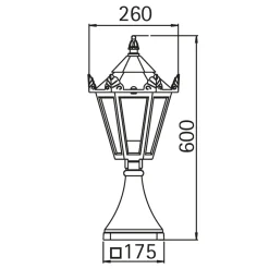 Albert 0533 Sockelleuchte