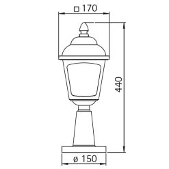 Albert 0536 Sockelleuchte