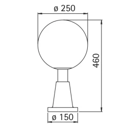Albert 0538 Sockelleuchte