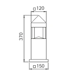 Albert 0599 Sockelleuchte LED