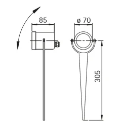 Albert 692112 Spießstrahler