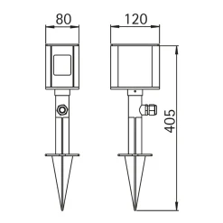 Albert 66210 Steckdosenspieß