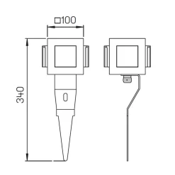 Albert 62441 Steckdosenspieß