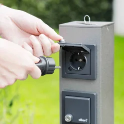 Albert 624412 Steckdosensäule, abschließbar