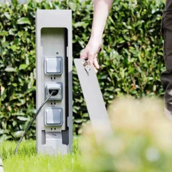 Albert 624413 Steckdosensäule, abschließbar