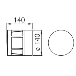 Albert 0326 Wand- / Decken- / Pfeilerleuchte