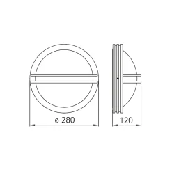 Albert 6105 Wand- / Deckenleuchte