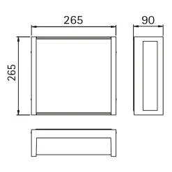 Albert 6401 Wand- / Deckenleuchte