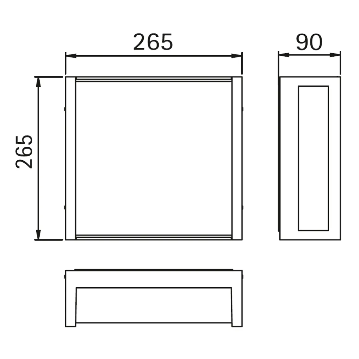 Albert 6401 Wand- / Deckenleuchte