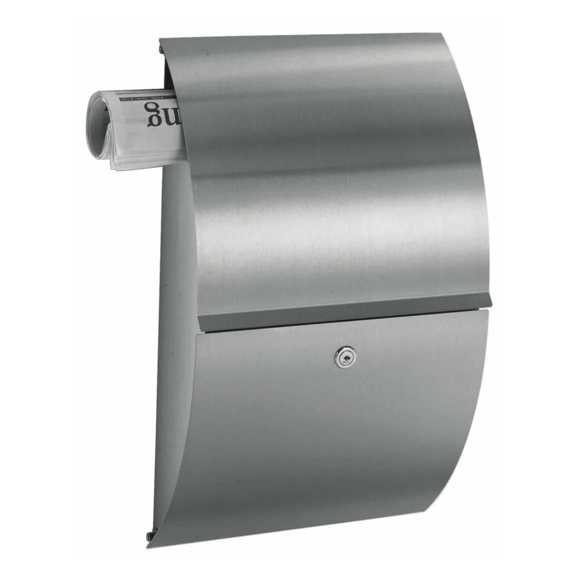 Albert 690755 Wandbriefkasten mit Zeitungsfach