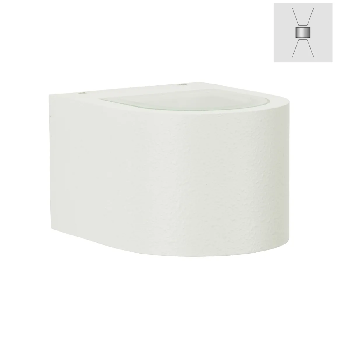 Albert 2340 Wandstrahler, breit/breit