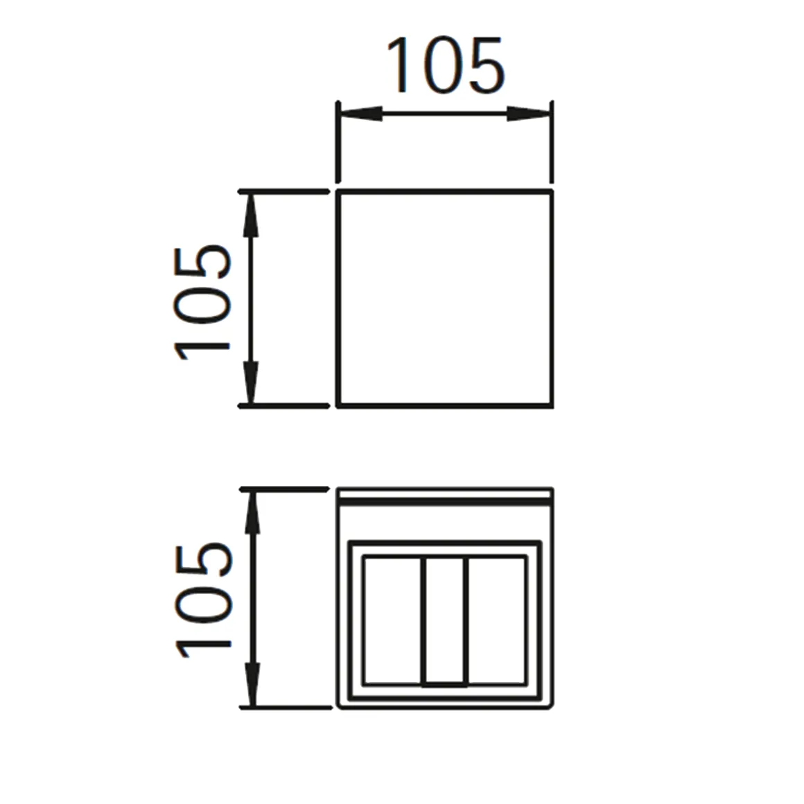 Albert 2339 Wandstrahler, eng/breit