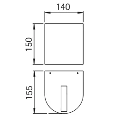 Albert 2400 Wandstrahler, eng/eng
