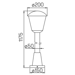 Albert 4154 Wegeleuchte