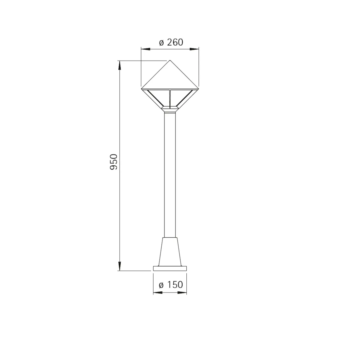 Albert 2031 Wegeleuchte