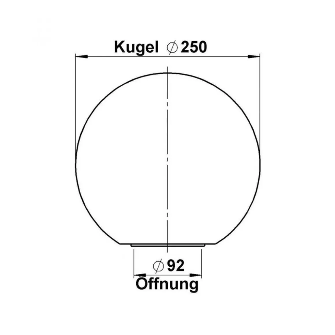 Albert G 61 Glaskugel / Ersatzglas