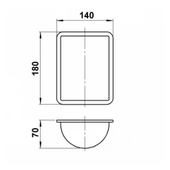 Albert G 107 Opalglas / Ersatzglas