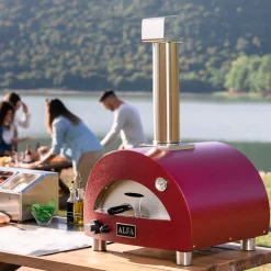 Alfa Forni Moderno Portable Pizzaofen, tragbar, inkl. Tragetasche & Pizza Schaufel Set Medium