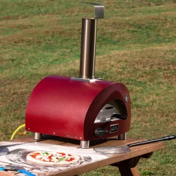 Alfa Forni Moderno Portable Pizzaofen, tragbar, inkl. Tragetasche & Pizza Schaufel Set Medium
