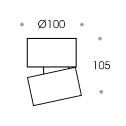 Antidark by Lumexx Easy LED Wand- / Deckenleuchte, 10 W