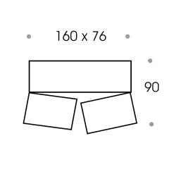 Antidark by Lumexx Easy Mini Double LED Wand- / Deckenleuchte