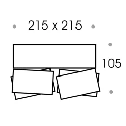 Antidark by Lumexx Easy Quattro LED Deckenleuchte