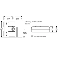 Arditi Casambi CBU-TED Bluetooth Steuermodul für Phasenabschnittsdimmer