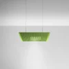 Artemide Architectural Eggboard Matrix LED Pendelleuchte, Direkt / Indirekt, 80 x 80 cm