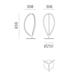Artemide Arrival LED Tavolo