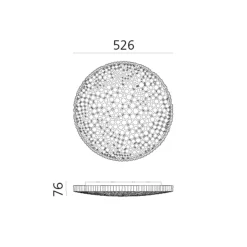 Artemide Calipso LED Parete / Soffitto, App-kompatibel