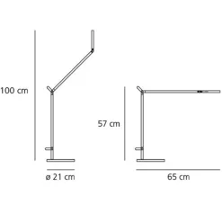 Artemide Demetra Tavolo LED mit Anwesenheitssensor