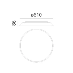 Artemide Febe LED Soffitto