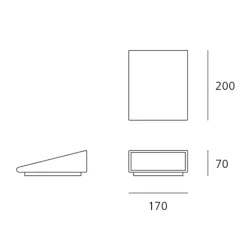 Artemide Outdoor Cuneo LED Boden- / Wandleuchte