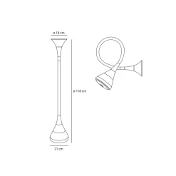 Artemide Pipe LED Parete / Soffitto