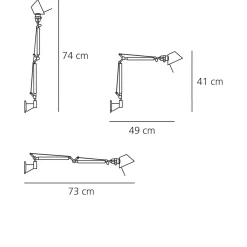 Artemide Tolomeo Micro Parete