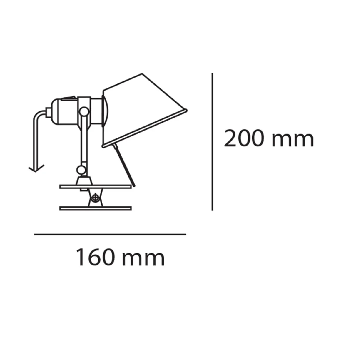 Artemide Tolomeo Micro Pinza LED