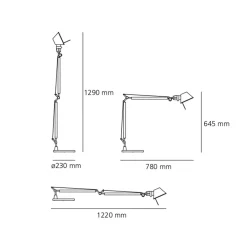 Artemide Tolomeo Tavolo