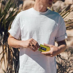 Aviator Wallet Aluminium Electric Lime Slide Slim Wallet Geldbörse